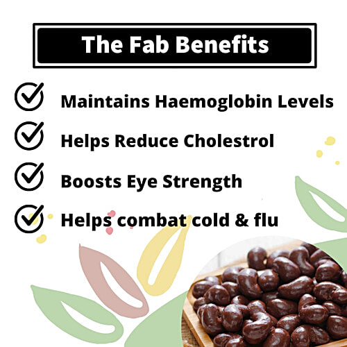Fabbox Premium Chocolate Cashews - Whole Goan Kaju Dessert, Guilt-Free, Healthy Snack, 50 g