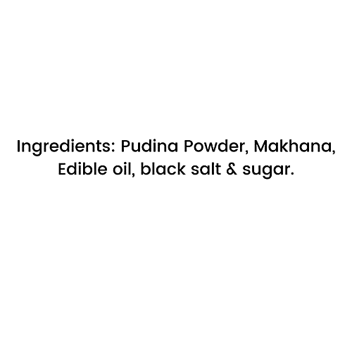 Fabbox Roasted Makhana - Pudina, Baked Foxnuts, Healthy Snack, For Weight Management, 83 g  No Preservatives, High protein