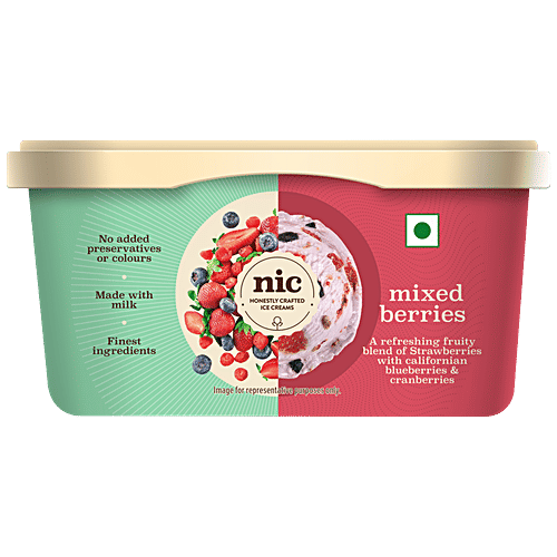 Nic Ice Cream - Mixed Berries, 500 ml  