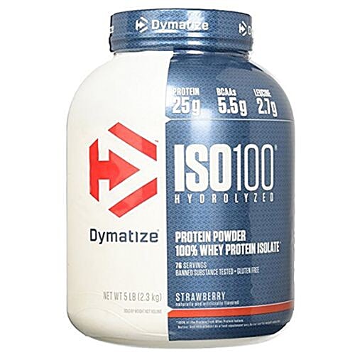 Buy Dymatize Protein Powder ISO100, Strawberry Online at Best Price