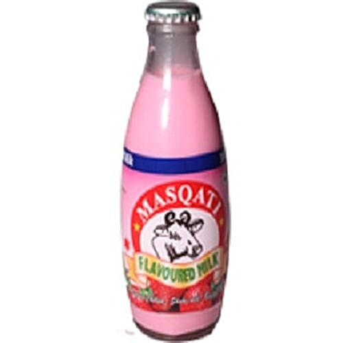 Buy Masqati Flavoured Milk Strawberry, Bottel Online at Best Price of