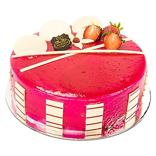 Chef Baker's Fresh Cake - Satin Strawberry, 1 kg  