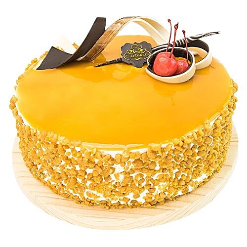 Chef Baker's Fresh Cake - Butterscotch, Eggless, 500 g  