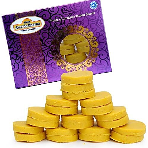 A2b Sweets and savouries Sweets - Kesar Peda, 500 g  