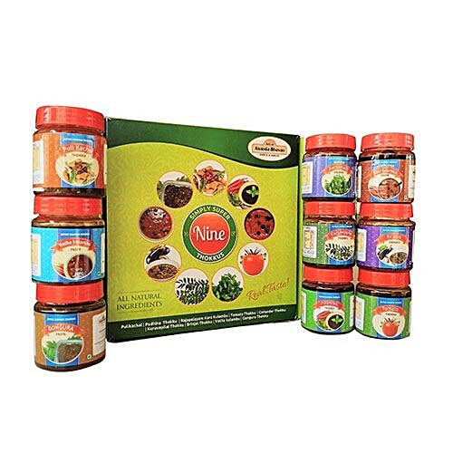 Buy A2b Sweets and savouries Combo Pack Nine Thokku 400