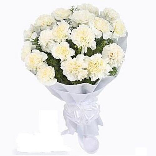 Buy Bengal Blooms Flower Bouquet Eternal Affection, 20 White