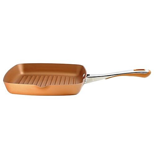 Buy Meyer Grill Pan Open Square, No Ih, Machined, Copper, Prism, Non