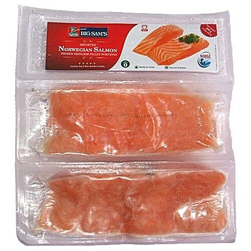 Buy Lion Fresh Fish Norwegian Salmon Fillets With Skin Online at Best