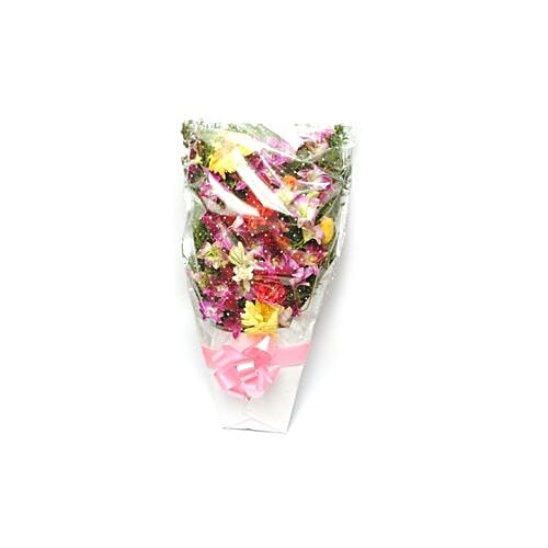 BLOOMS AND BOUQUETS Flower Bouquet - Chary Paper Boy Queue Mix Flower, 1 pc  