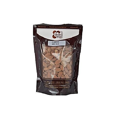 Brown Tree Retail Dry Fruits - Almond Dry Roasted With Skin, 100 g  