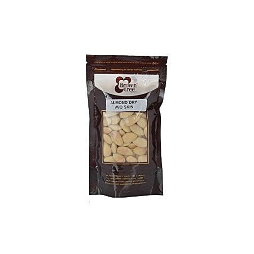 Brown Tree Retail Dry Fruits - Almond Dry Roasted Without Skin, 100 g  