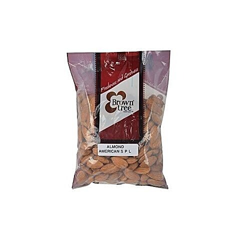 Brown Tree Retail Dry Fruits - Almond American Spl, 250 g  