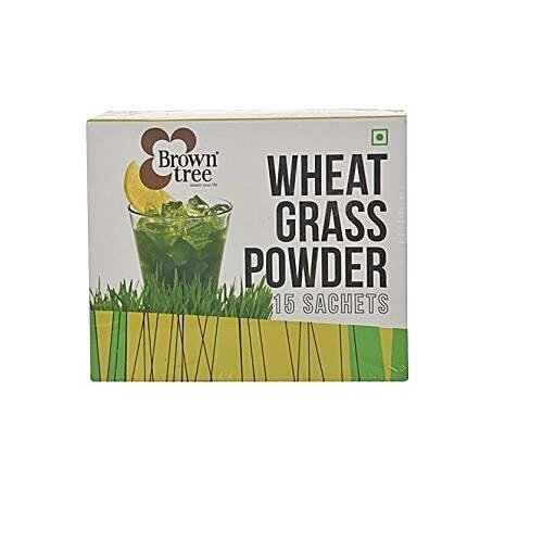 Brown Tree Retail Spices - Wheat Grass powder, 60 g Pack of 2 