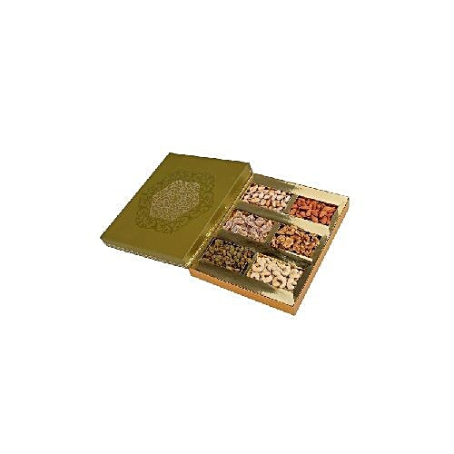 Brown Tree Retail Pvt.Ltd Dry Fruits Gift Box - Brown Tree 6P, 220 g Gift Pack 