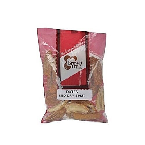 Brown Tree Retail Pvt.Ltd Dry Fruits - Dates Red Dry Split, 500 g Pack of 2 