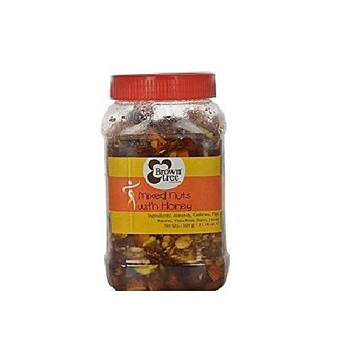 Brown Tree Retail Pvt.Ltd Dry Fruits - Mixed Nuts With Honey, 600 g  