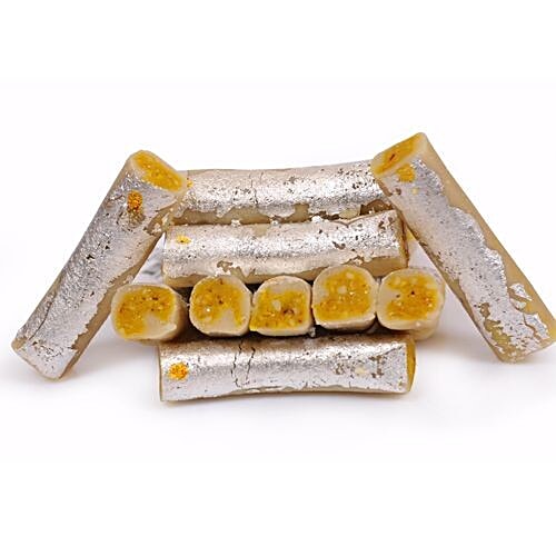 Gangotree Sweets 'n' Snacks Sweets - Kaju Kesar Roll, 1 kg  