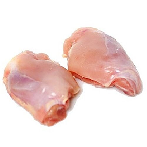 Chandra Fresh Proteins Chicken - Thighs Skinless, 500 g Gravy Cut Fresh Chicken 
