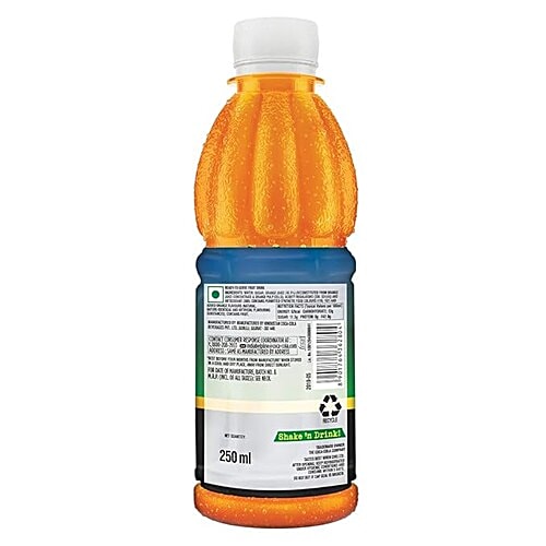 Minute Maid  Pulpy Orange, 250 ml Bottle 