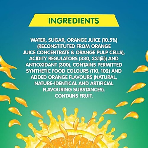 Minute Maid  Pulpy Orange, 250 ml Bottle 