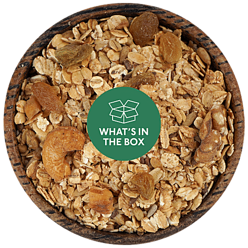 Buy Nourish Organics Muesli With Seeds & Nuts, Rich In Protein, Fibre