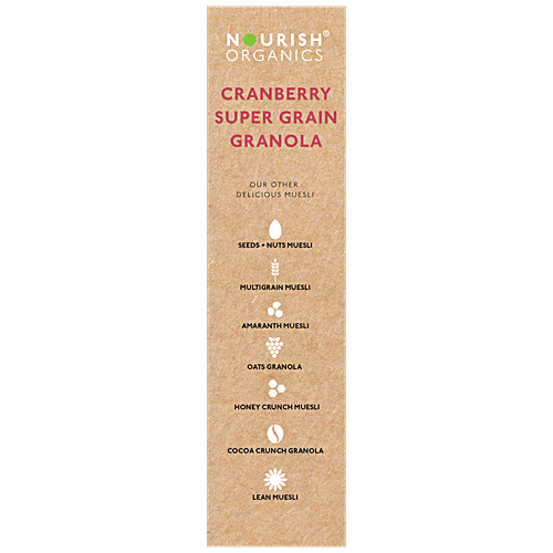 Buy Nourish Organics Cranberry Super Grain Granola Rich In