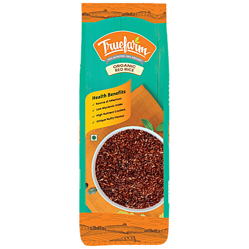 Truefarm Organic Red Rice, 750 g  Nutritious, No Chemicals