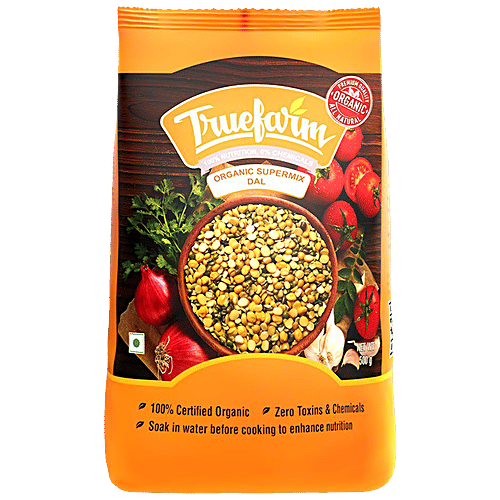 Truefarm Organic Super Mix Dal, 500 g Zero Toxins & Chemicals