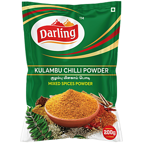 Darling Masala Kulambu Chilli Powder, 200 g Pouch 