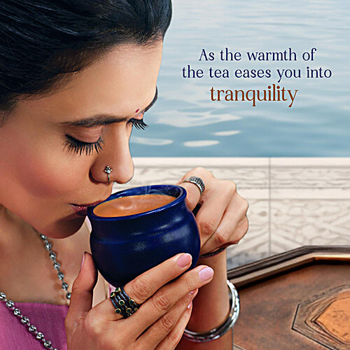 Taj Mahal Sukoon Wali Chai - Tea With Ashwagandha & Rose Petals, 250 g Carton Relaxing & Refreshing, Relax Tea, Ashwagandha, Rose Petals