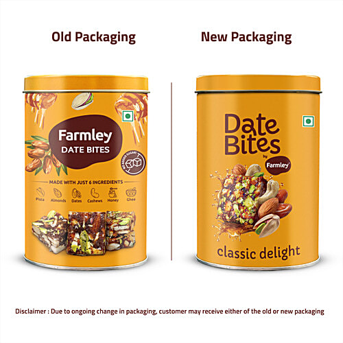 Farmley Classic Delight Date Bites, 200 g Indian Sweets, No Added Sugar