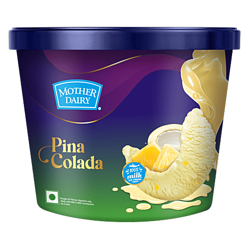 Mother Dairy Pina Colada Ice Cream, 500 ml Tub 