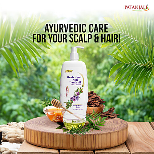 Patanjali Kesh Kanti Anti Dandruff Hair Cleanser, 450 ml Bottle