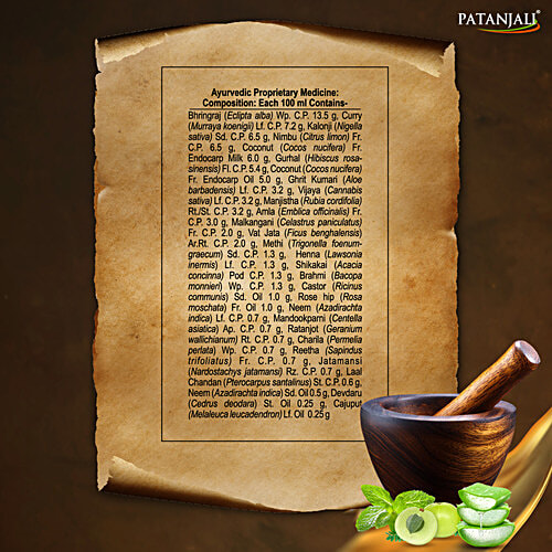 Patanjali Kesh Kanti Advance Expert Hair Oil - Bhringraj, 100 ml Bottle Hairfall Control Hair Oil