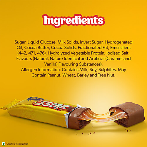 Cadbury 5 Star Mini Treats Chocolate Bars, 166.6 g (17 x 9.8 g) Family Pack, Bite-Sized Pieces, Indulge in a Chocolatey Delight