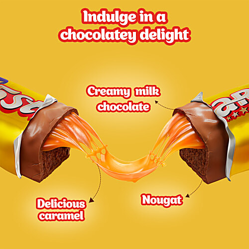 Cadbury 5 Star Mini Treats Chocolate Bars, 166.6 g (17 x 9.8 g) Family Pack, Bite-Sized Pieces, Indulge in a Chocolatey Delight