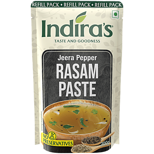 Indira's Jeera Pepper Rasam Paste, 200 g  