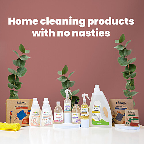 Koparo Clean Laundry Liquid Detergent, Fresh Cotton Lily & Vanilla Fragrance, Top Load & Front Load Machine, 900 ml Bottle With Natural Surfactants & Bio Enzymes