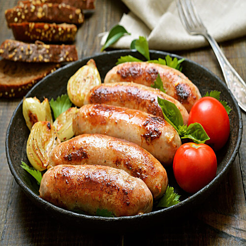 Deli Chic Chicken Cheese and Jalapeno Sausages, 200 g Pouch 