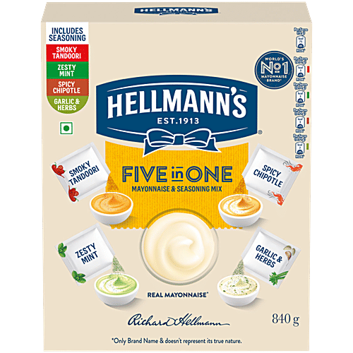 Hellmann's 5 In 1 Mayonnaise Seasoning Mix, 840 g Carton 