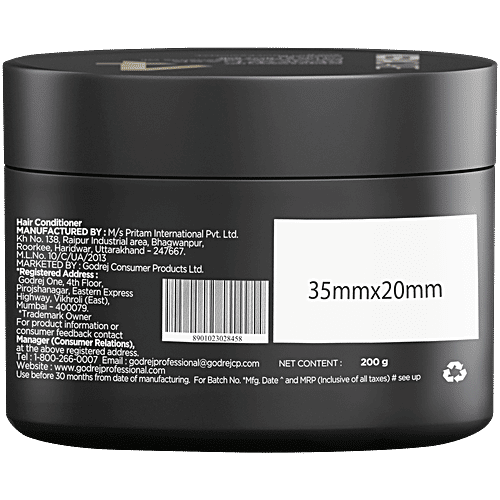 Godrej Professional Keracare Smooth Renew Mask For Dry & Frizz Hair, 200 g Jar Enriched With Macadamia Oil & Wheat Protein, Colour Safe