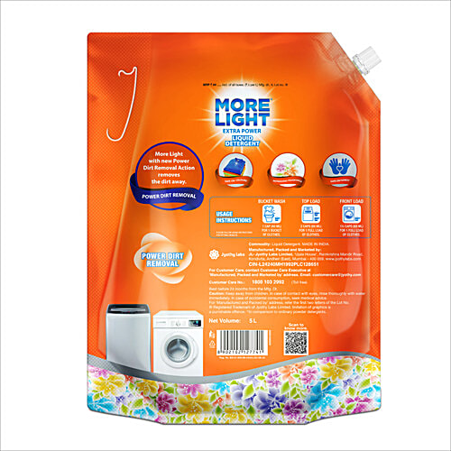 More Light Extra Power Liquid Detergent, 5 L