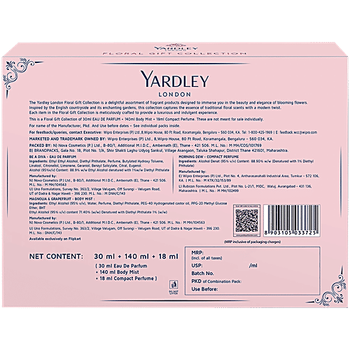Yardley London Floral Gift Collection - For Women, 3 pcs  