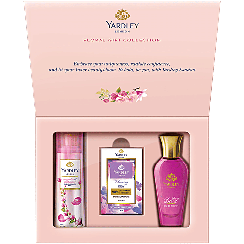 Yardley London Floral Gift Collection - For Women, 3 pcs  