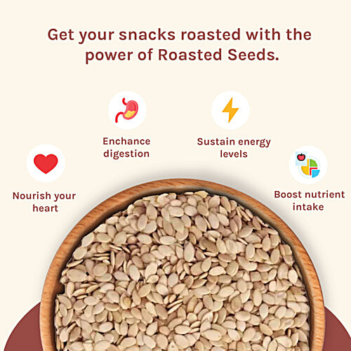 Nourish you Roasted Watermelon Seeds, 100 g  Rich In Protein