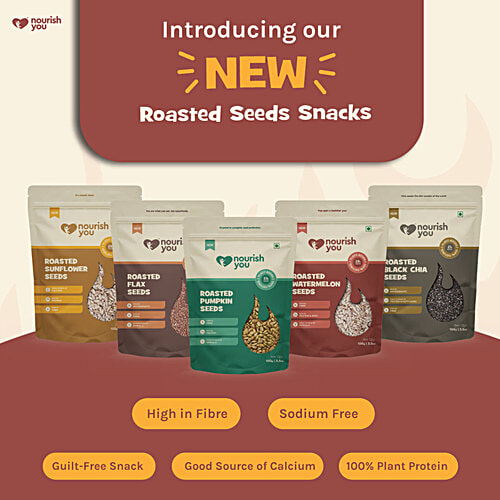 Nourish you Roasted Watermelon Seeds, 100 g  Rich In Protein