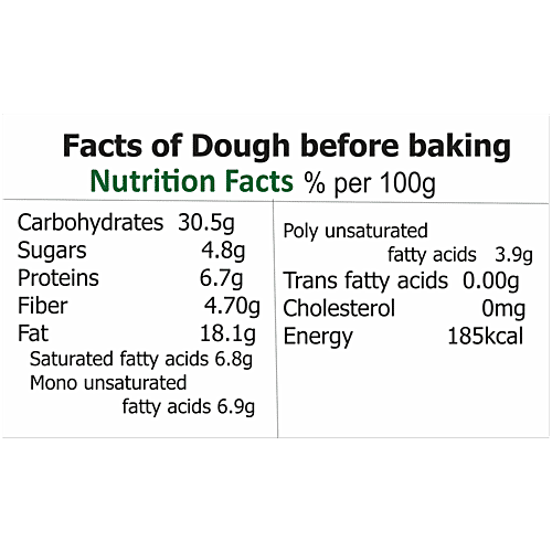 Unroll Whole Wheat Croissants Dough Sheet, 360 g Pouch 