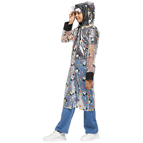 Citizen Kids Rain Jacket, Long, Mickey Printed, CKDS04, 1 pc  