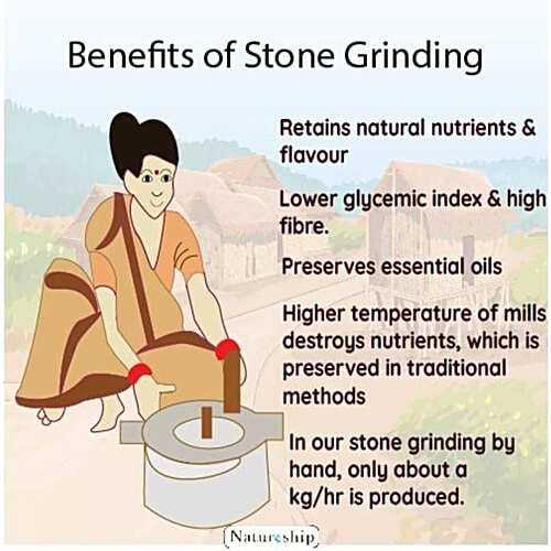 Natureship Foods Desi Corn Makai Sattu/Instant Sattu Drink - Roasted & Stone Ground By Hand, 250 g Pouch Energy Booster, Iron Rich, Mineral Rich, Daily Dose of Protein, Iron & anti-oxidants