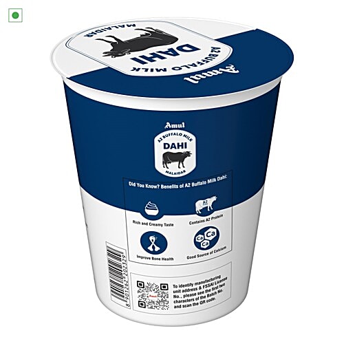 Amul A2 Buffalo Milk Dahi, 400 g  
